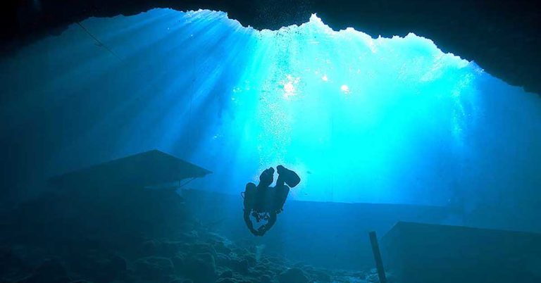 What Created Blue Grotto Blue Grotto Dive Resort