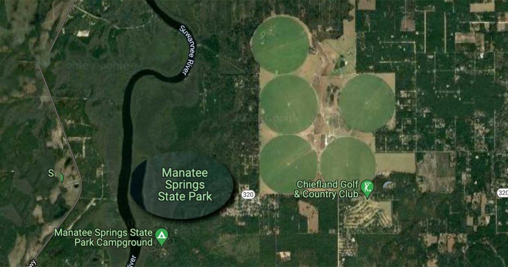 Manatee map