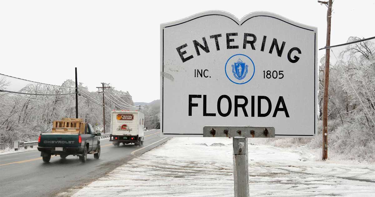 Can it snow in Florida? Blue Grotto Dive Resort