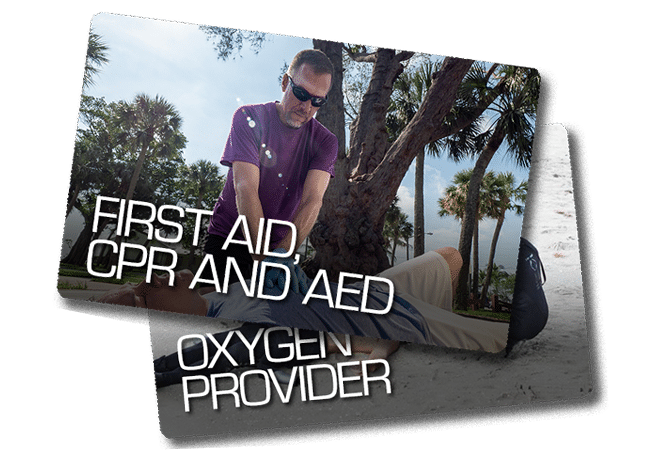 First Aid, CPR, AED and O2 Provider